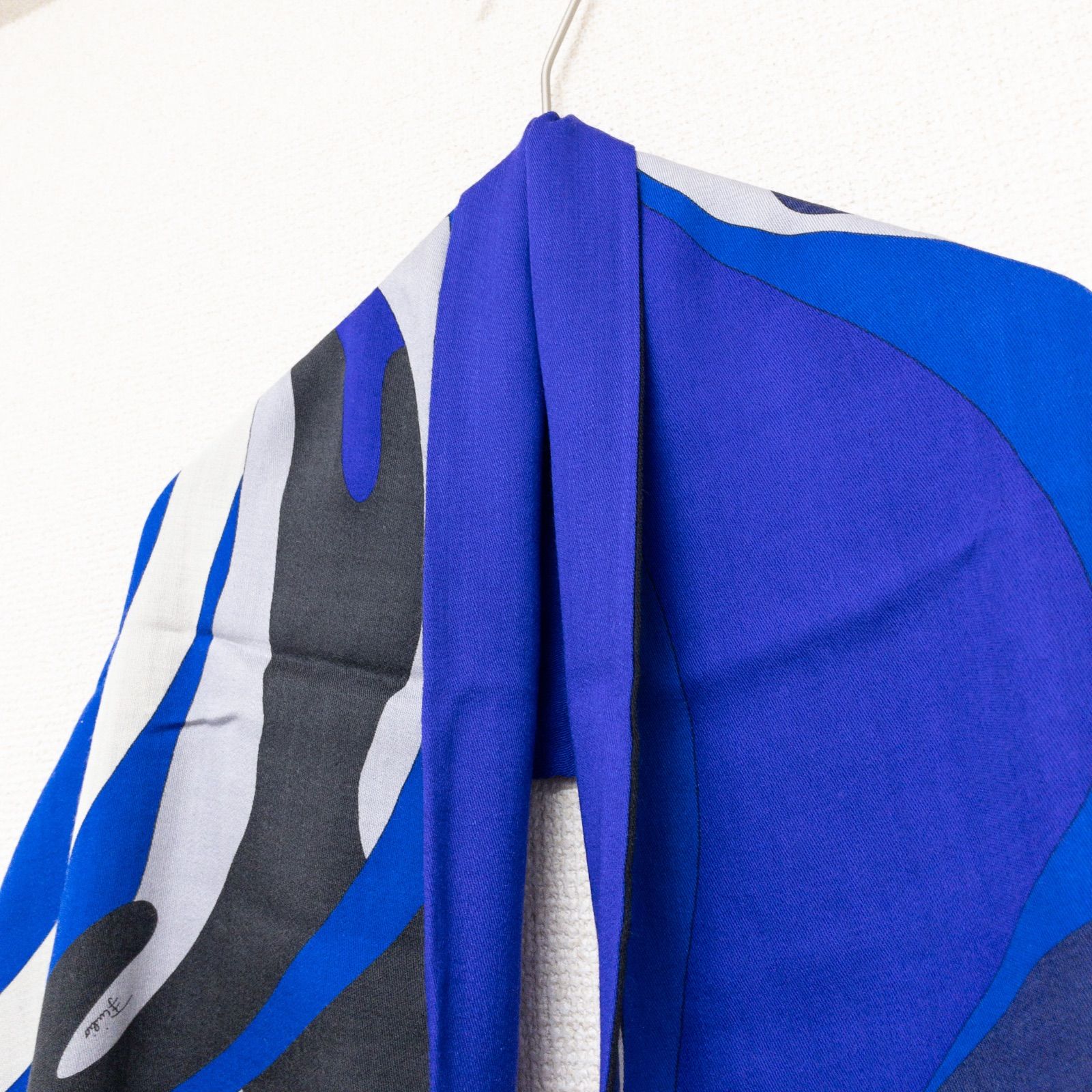 EMILIO PUCCI エミリオプッチ ストール ショール 総柄 シルク ウール