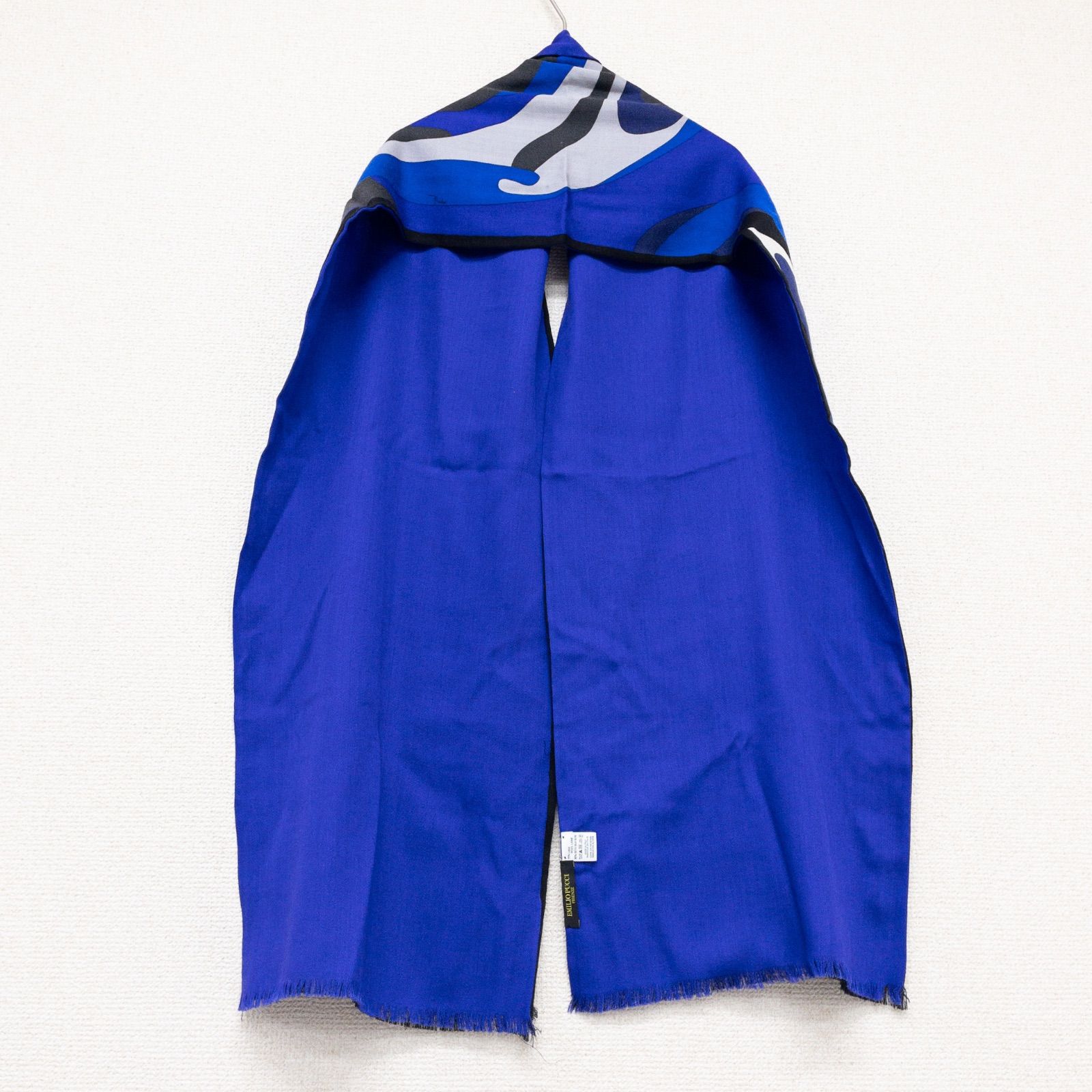 EMILIO PUCCI エミリオプッチ ストール ショール 総柄 シルク ウール