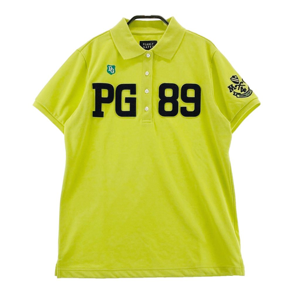サイズ：2 PEARLY GATES パーリーゲイツ 半袖ポロシャツ グリーン系