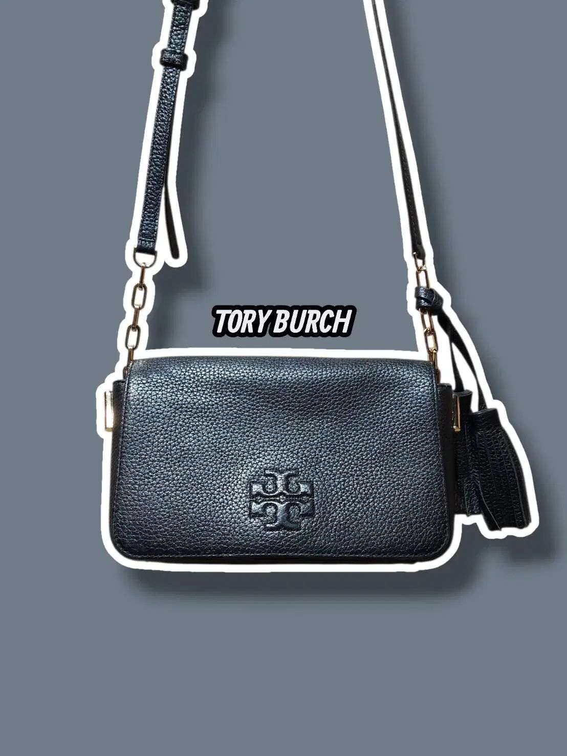 トリーバーチ シア ミニ タッセル クロスバック ブラック /0130 - メルカリ