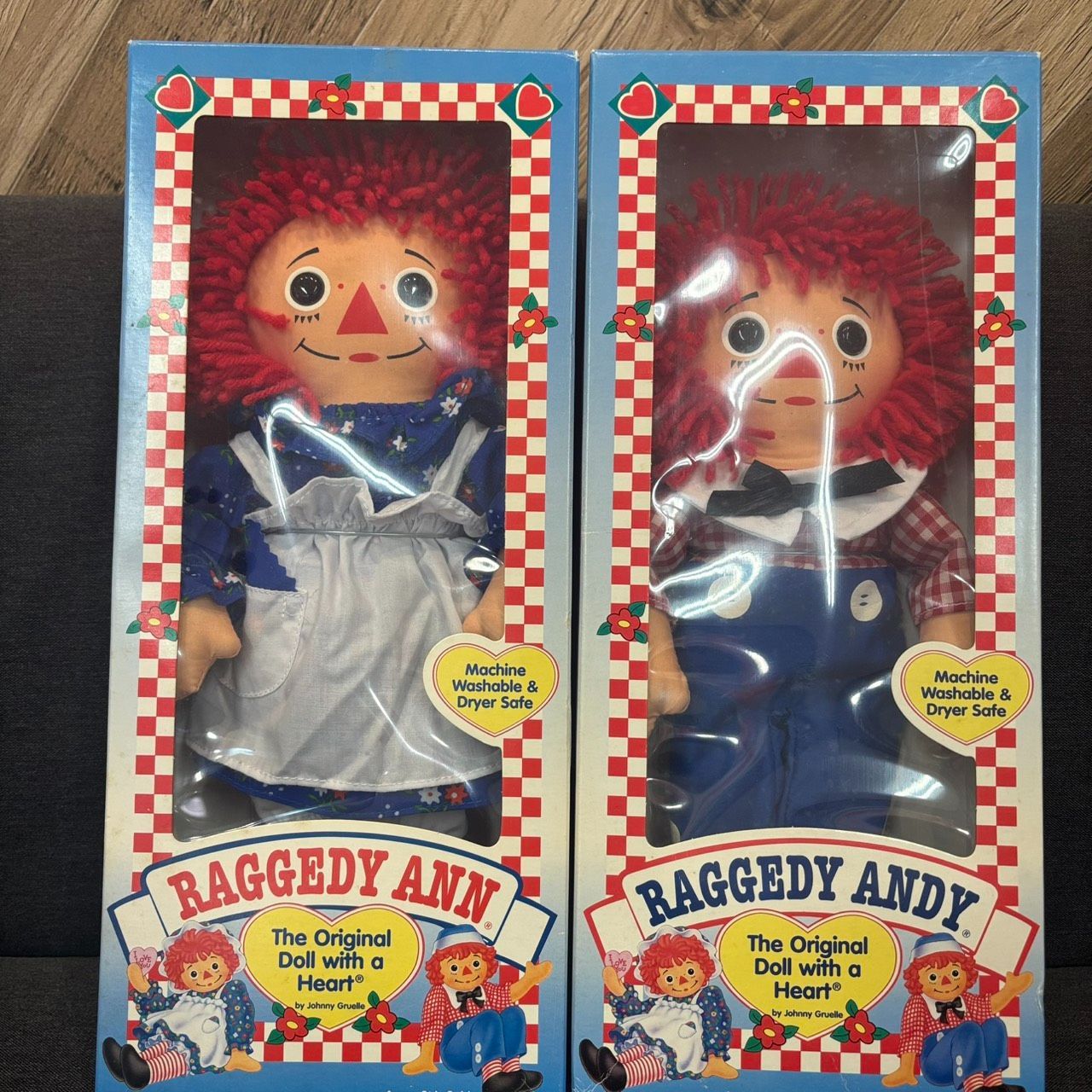 彦】RAGGEDY ラガディ アン&アンディ 人形 未開封 汚れあり 【3523MS