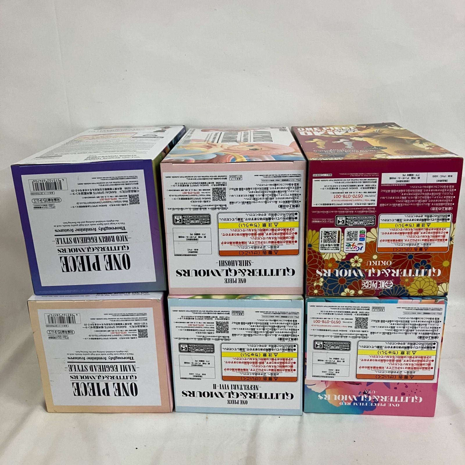 未開封 ONE PIECE ワンピース GLITTER&GLAMOURS 6個セット SF1792 c099