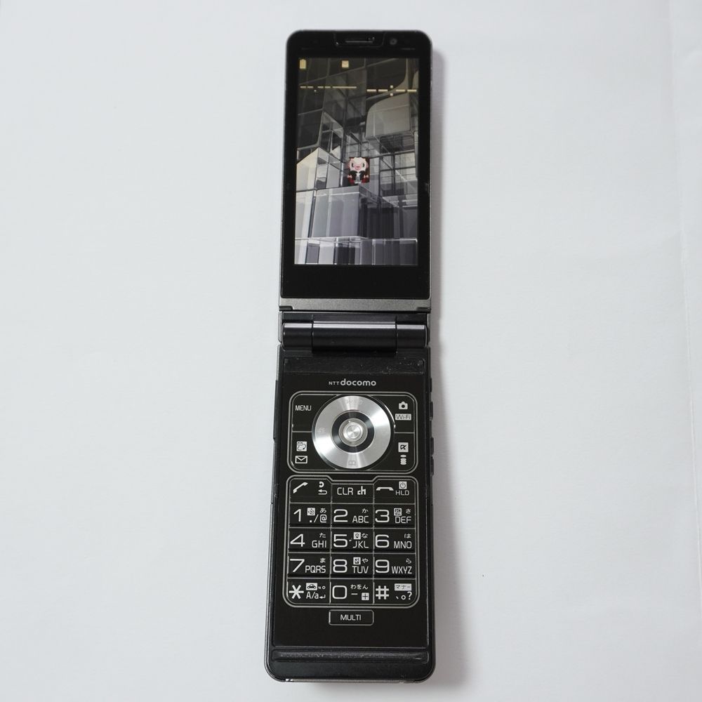 docomo N-04B Black Motion ガラケー 送料無料 - メルカリ