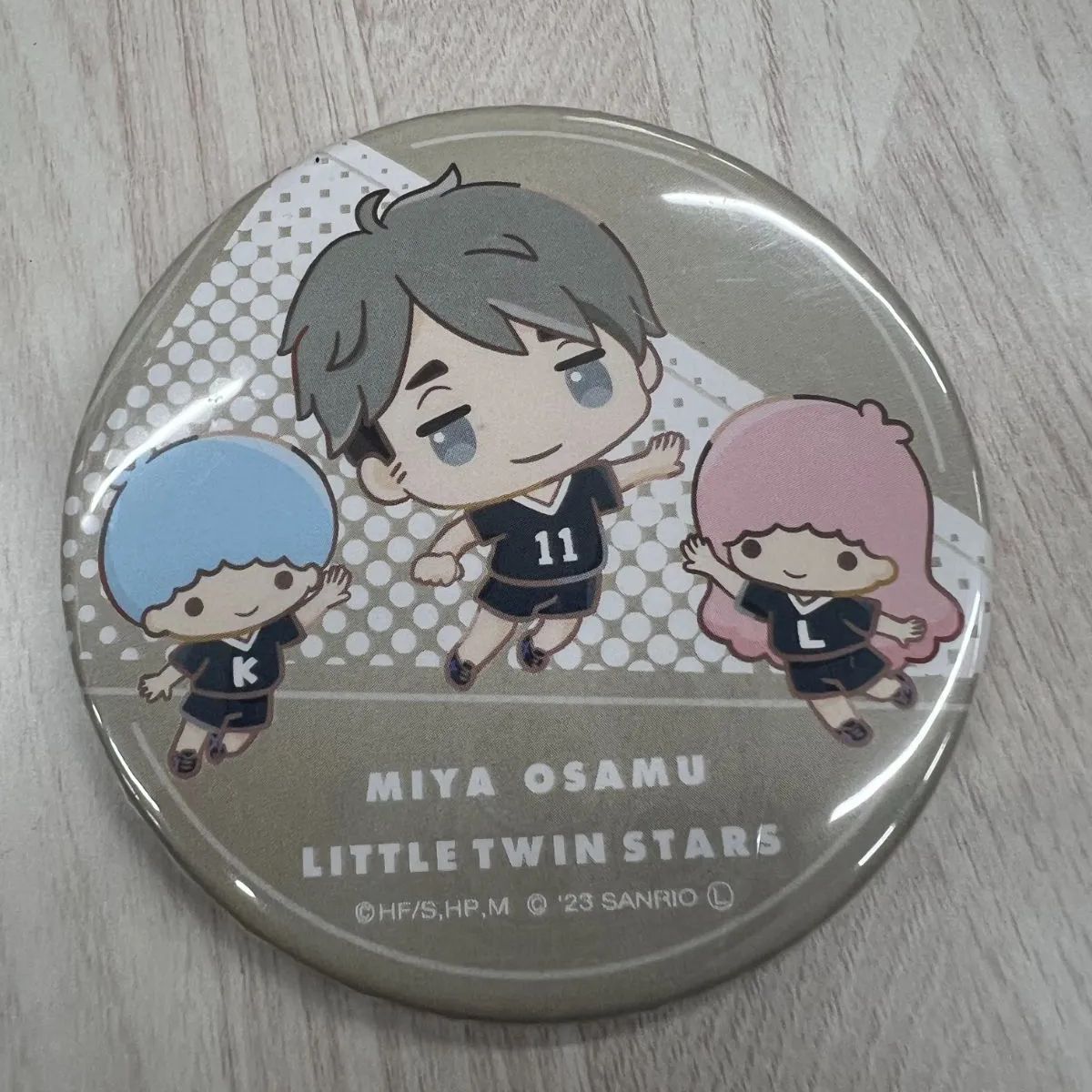 ハイキュー！！ 岩泉一缶バッジ 黒尾鉄朗フィギュア 宮治缶バッジ