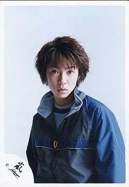 中古】生写真(ジャニーズ) 嵐・相葉雅紀/腰上・衣装青・背景水色/公式