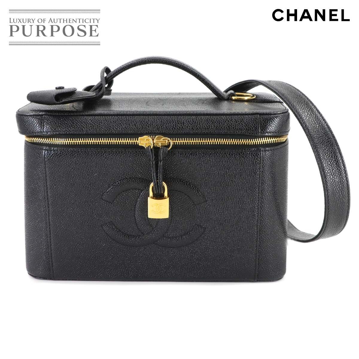 お買い得 CHANEL ミラー付き 2way キャビアスキン バニティ ハンド 美品 シャネル CHANEL バニティ 2way ハンド ショルダー バッグ