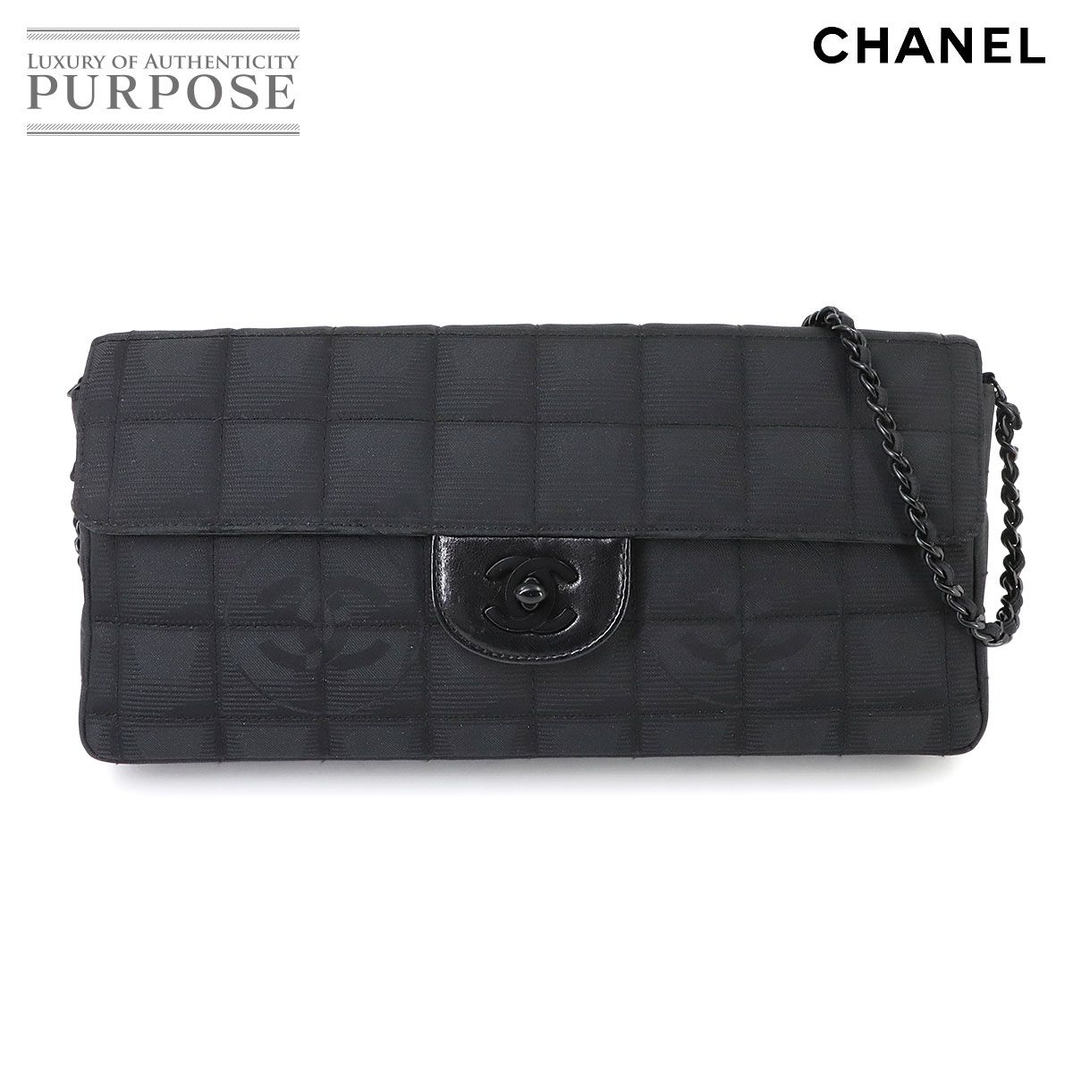 シャネル CHANEL ニュートラベルライン チョコバー チェーン 
