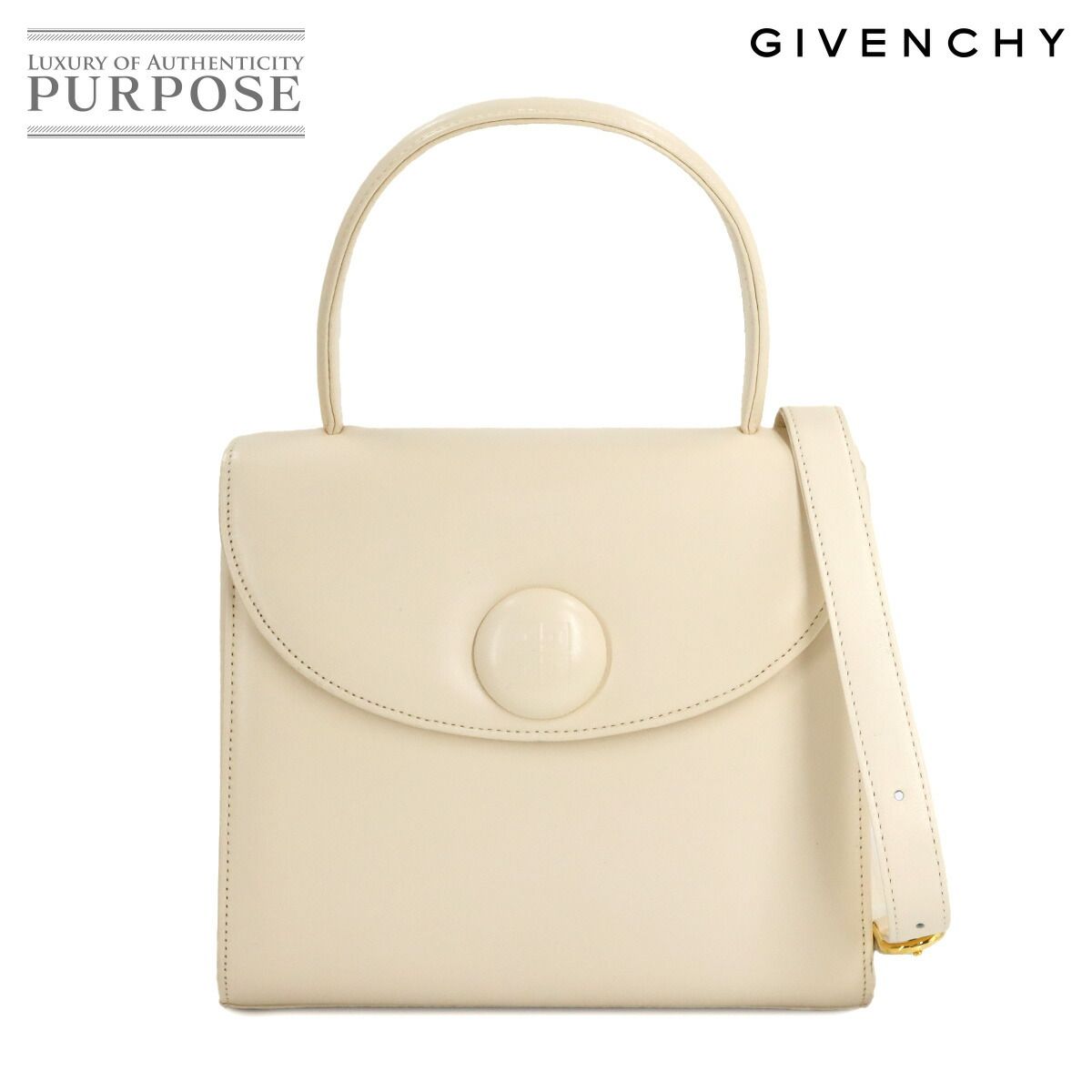 専　GIVENCY ジバンシー　2waバッグ ハンドバッグ　フォーマル　レザー 新品同様 ジバンシー GIVENCHY 2way ハンド ショルダー バッグ レザー
