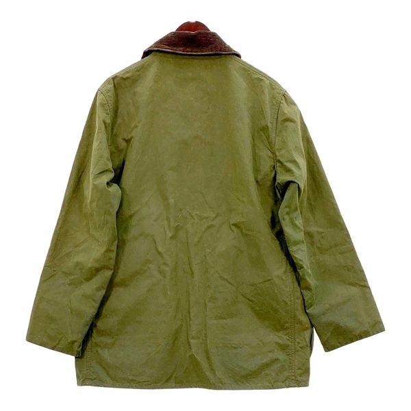 【すけさん様】ビームスF Barbourワックスコットン ジャケット/オリーブ Barbour バブアー BORDER JACKET オイルドジャケット ワックス