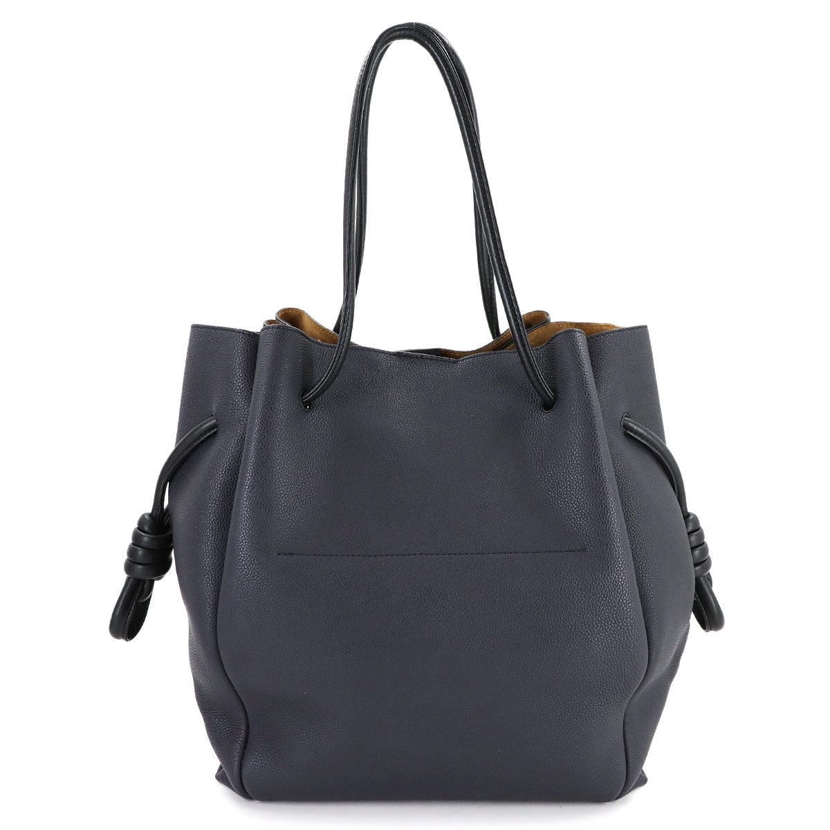 新品同様 ロエベ LOEWE フラメンコ ノット トート バッグ レザー 