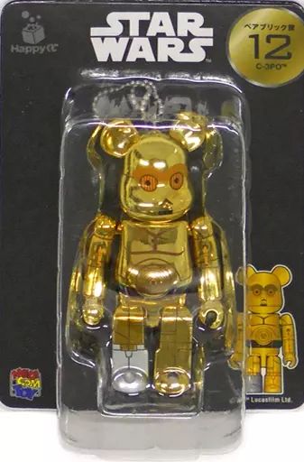 [중고] 피규어 BE @RBRIC - 베어브릭 - 100% C-3PO “해피 로터리 스타워즈 사가” 베어브릭 어워드