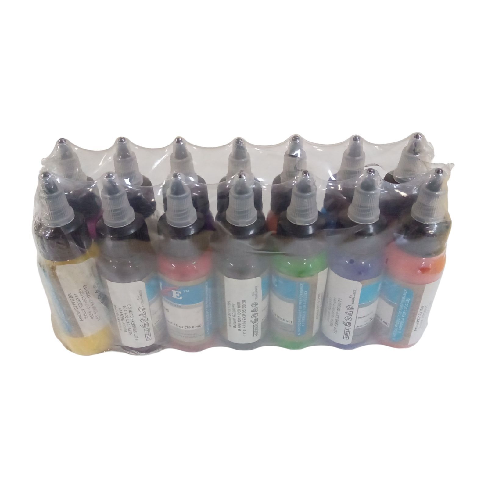 X02013 タトゥーインク 14本セット INTENZE 1oz 30ml タトゥー tatoo