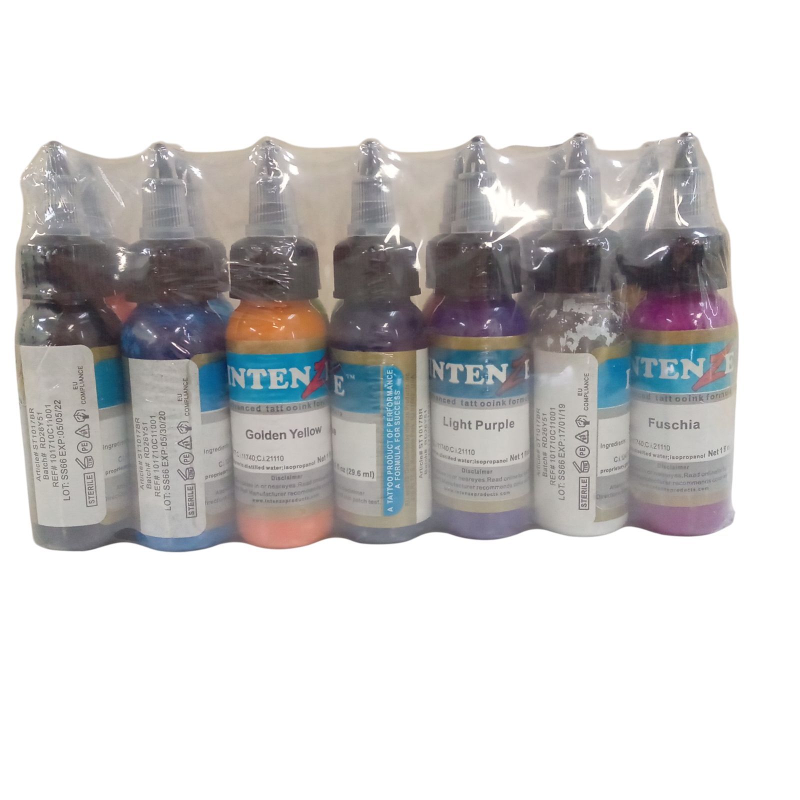 X02013 タトゥーインク 14本セット INTENZE 1oz 30ml タトゥー tatoo