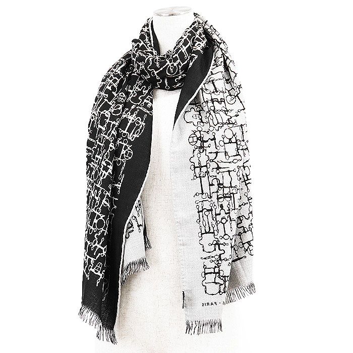 HERMES エルメス ストール コレクシオン・エケストル カシミヤ