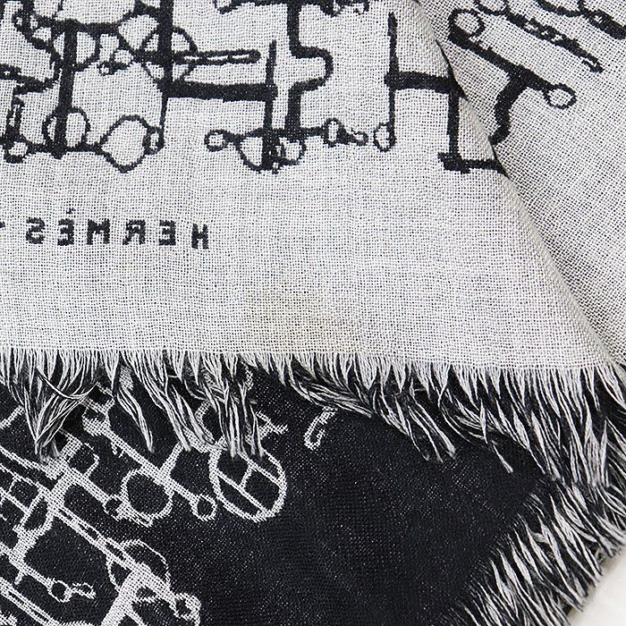 HERMES エルメス ストール コレクシオン・エケストル カシミヤ