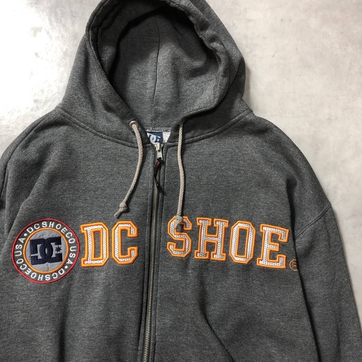 GQ4684DC SHOE：90's ジップパーカーLグレー系 ディーシー オールド