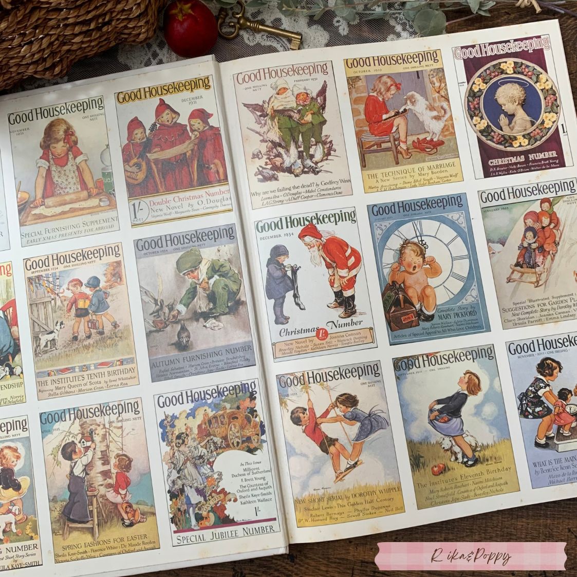 ヴィンテージ 洋書 Good Housekeeping 傑作集 広告ブック ジャンク