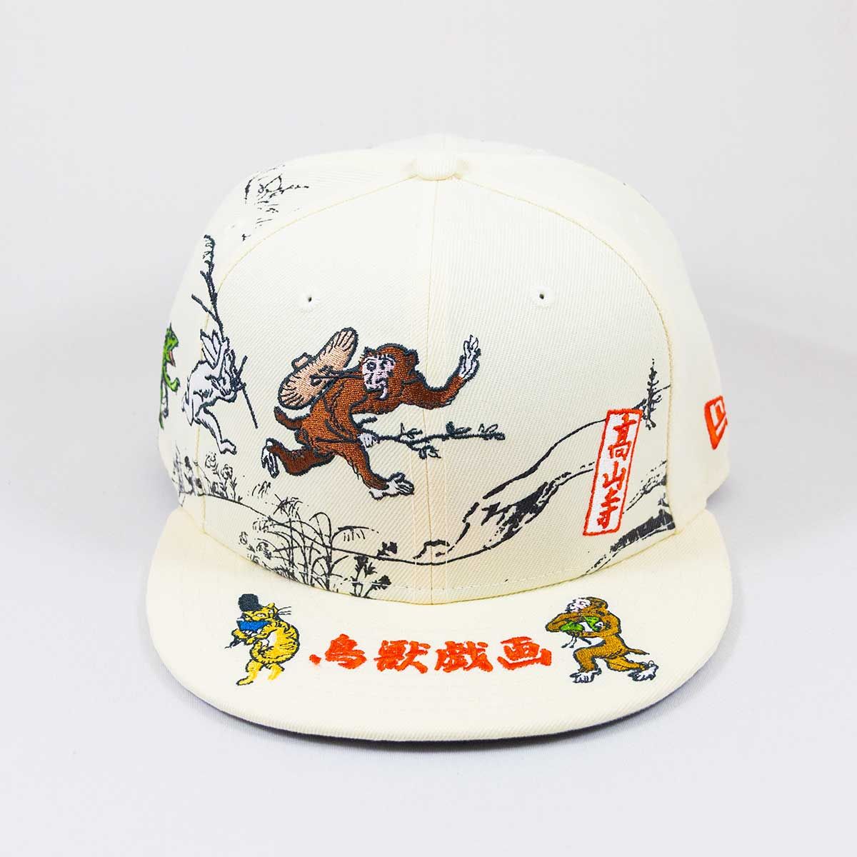 ニューエラ 59FIFTY 鳥獣戯画 オールオーバー クロームホワイト 71/2 59FIFTY 鳥獣戯画 オールオーバー クロームホワイト | ニューエラ