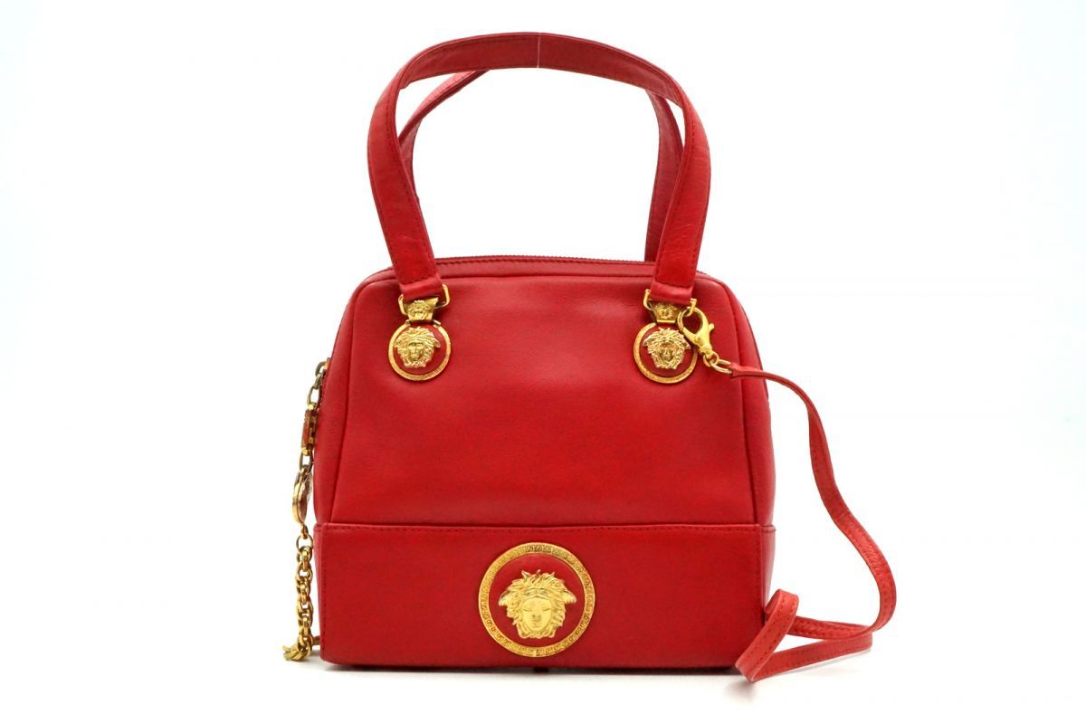 ジャンニ ヴェルサーチェ ヴィンテージ 2way ショルダー ハンドバッグ