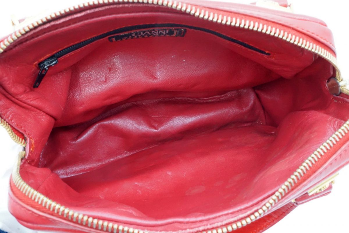 ジャンニ ヴェルサーチェ ヴィンテージ 2way ショルダー ハンドバッグ