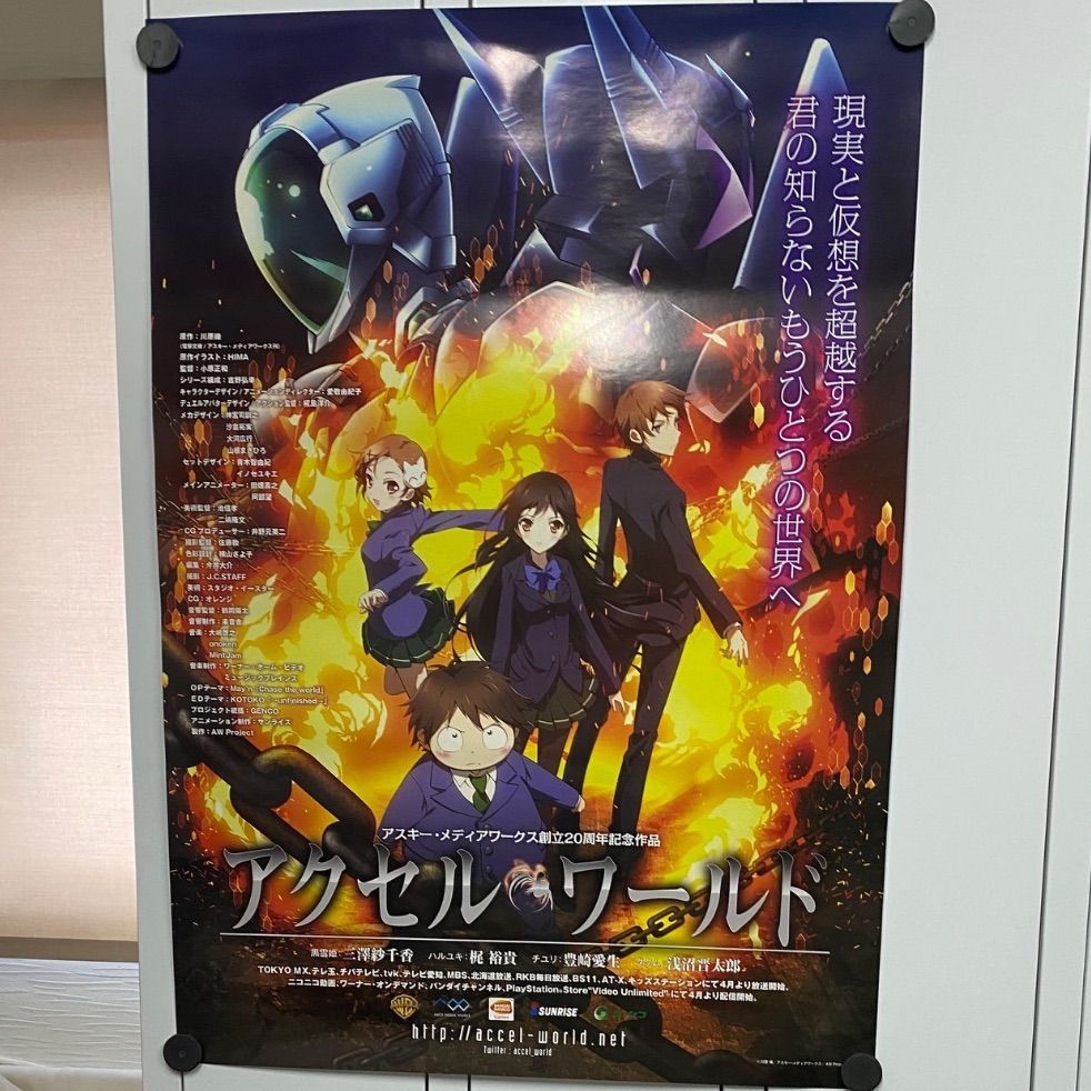 アクセルワールド　加速の頂点　非売品ポスター レア 非売品 アクセル ワールド 店頭用ポスター 26WK0143 - メルカリ