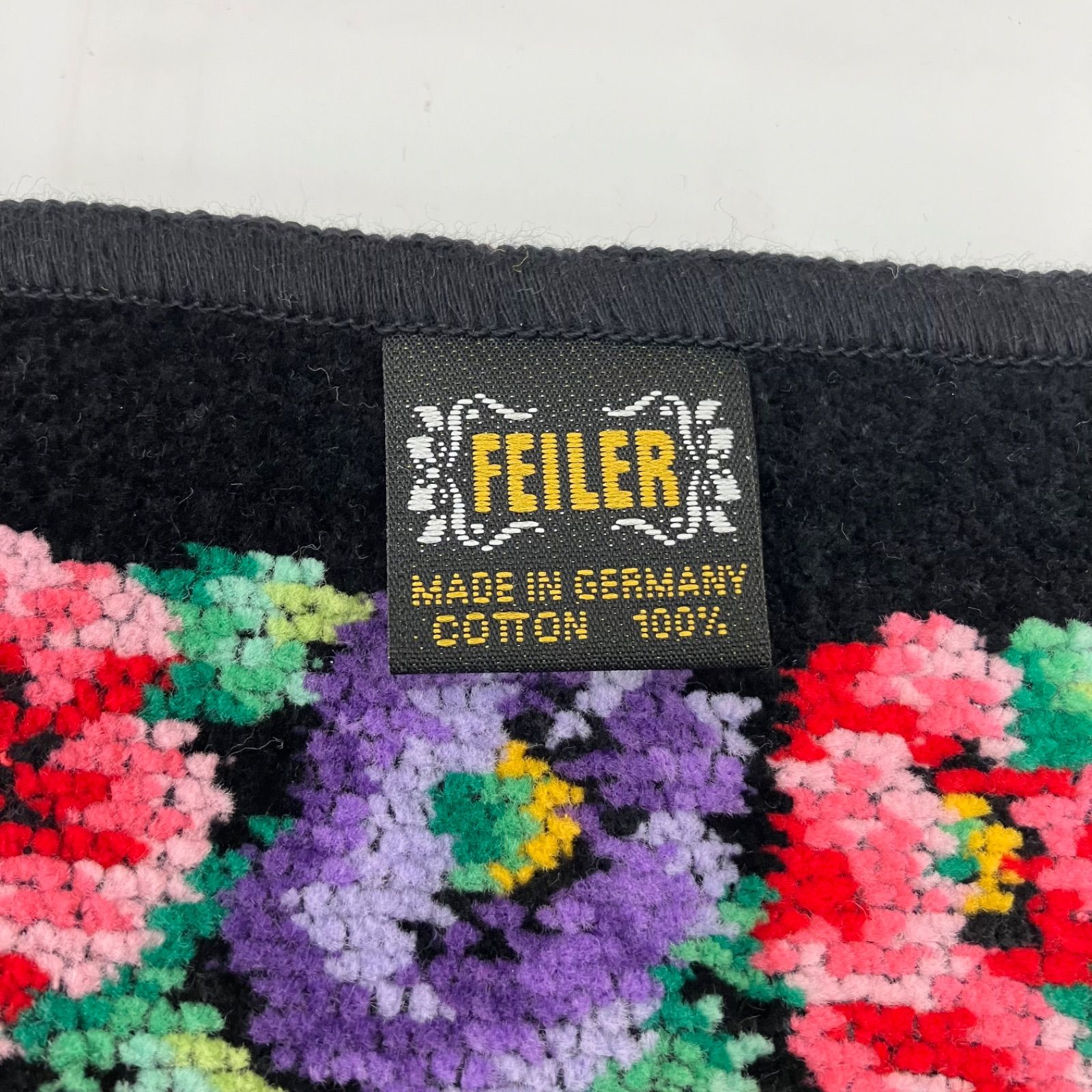 8909 FEILER フェイラー ハンカチ ポーチ 同柄 2点セット ポピーズ