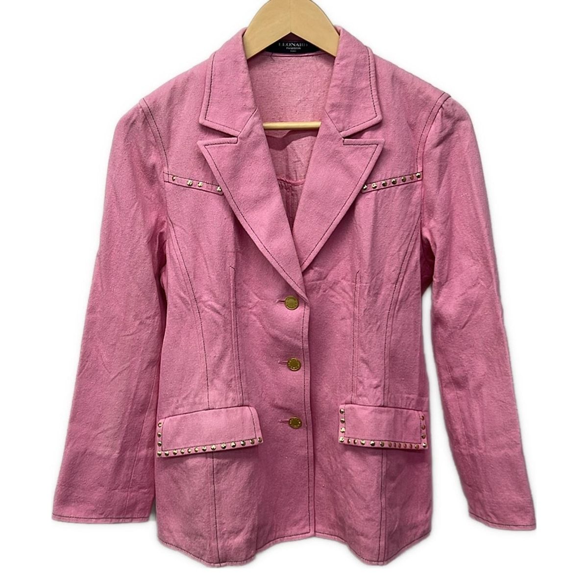 LEONARD(レオナール) ジャケット サイズ11AR M レディース - ピンク
