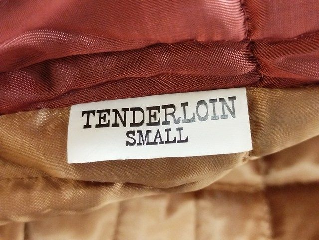 P769 [人気] TENDERLOIN テンダーロイン ジャケット S カーキ系 レザー