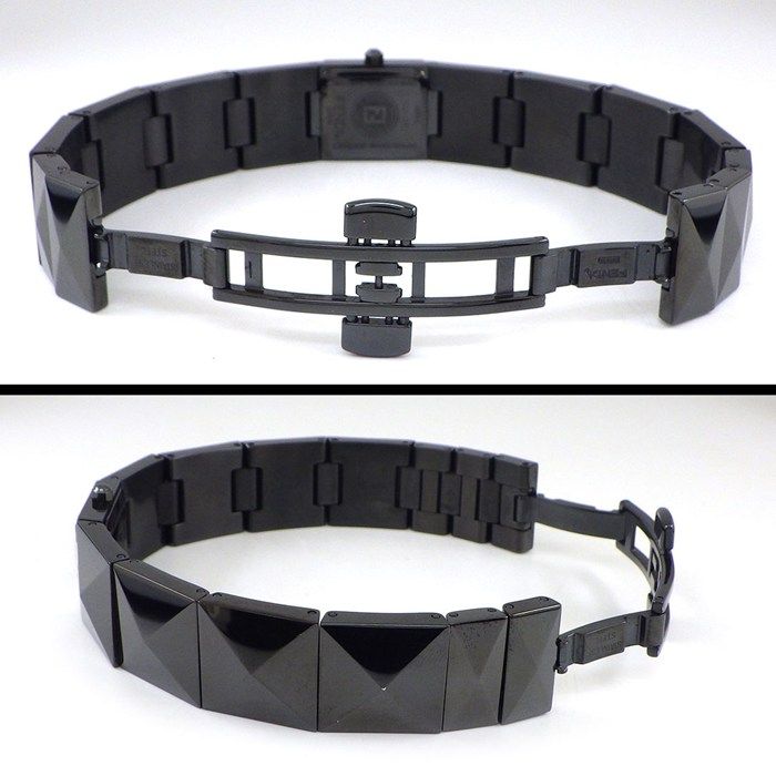 フェンディ FENDI 腕時計 ピラミッド 4270L スクエア ブラック文字盤