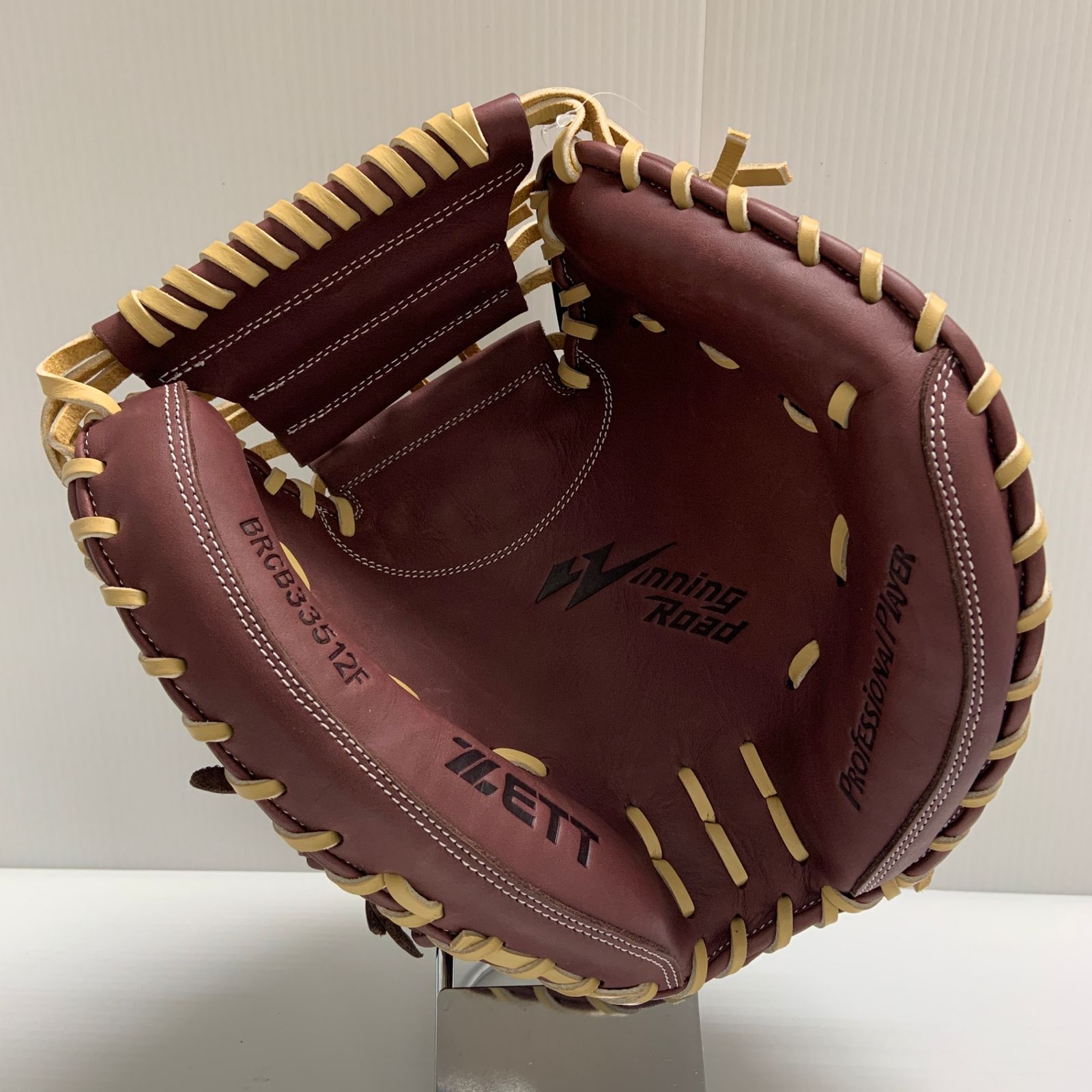 【美品】ZETT軟式グラブ捕手用ウィニングロードBRCB33512右投/一般大人 ゼット ZETT ウイニングロード 軟式 大人 一般 キャッチャーミット