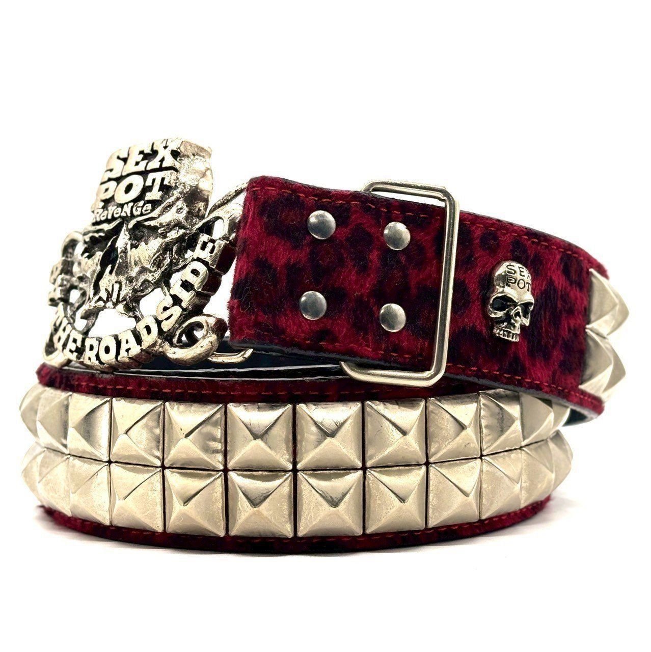 ReVeNGe SEX POT レディースベルト 毒を仕込む、ベルト】 SEX POT ReVeNGe ベルト スカルバックル
