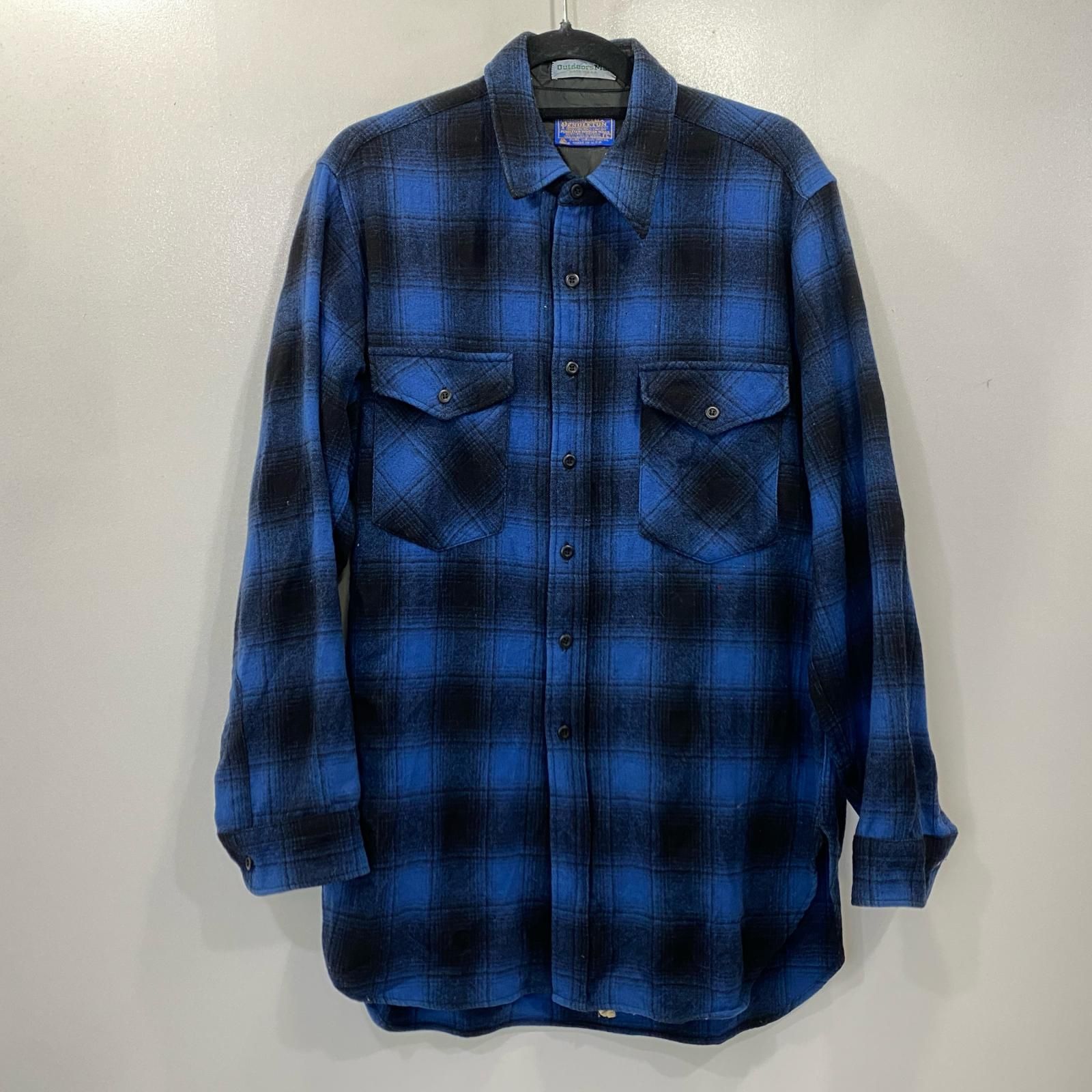 Pendleton OutdoorsMan ブルー ブラック ネルシャツ L 姫路東店】 中古 PENDLETON | ペンドルトン 長袖シャツ OutdoorsMan