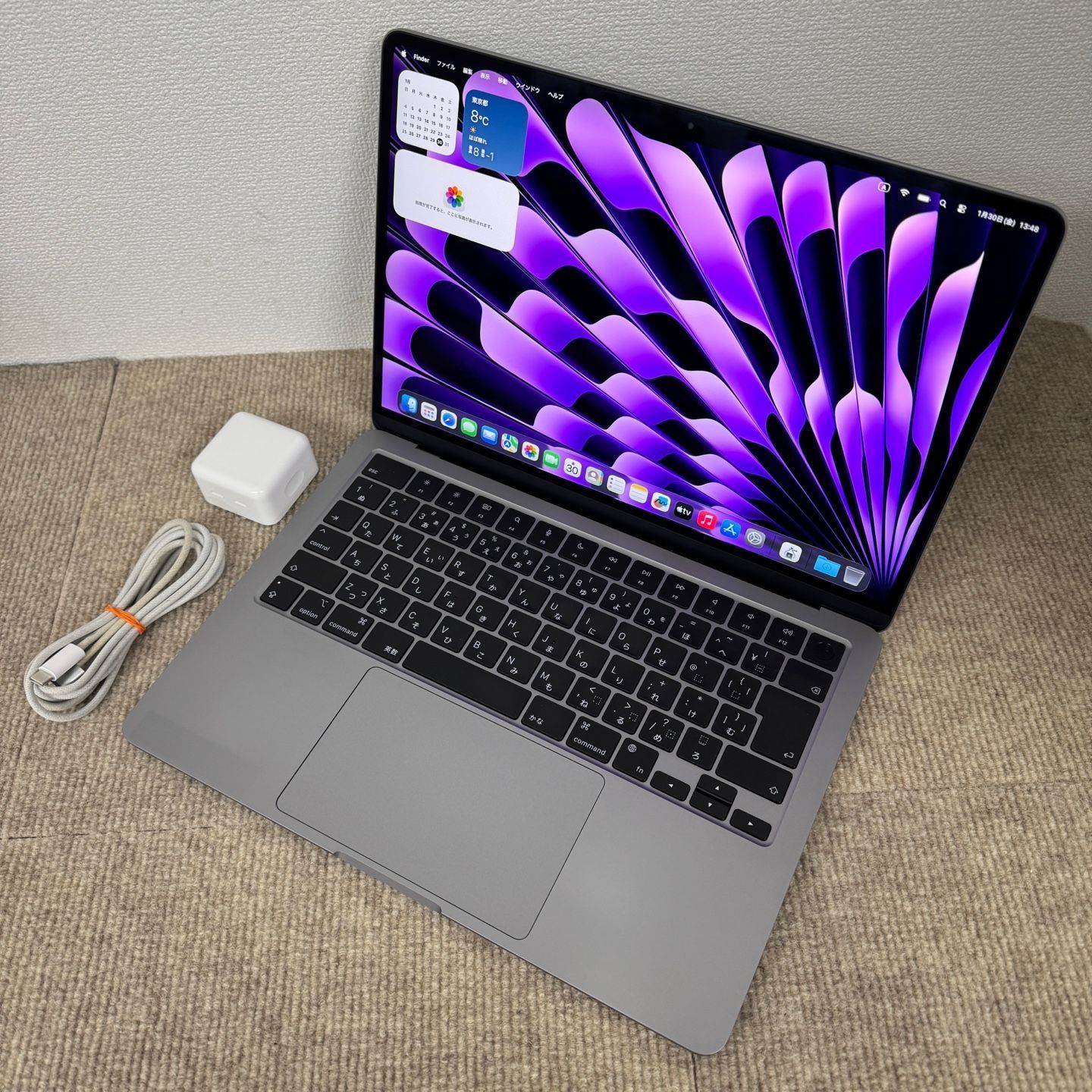 送料無料】美品 Apple MacBook Air 13(2022, A2681) M2 / RAM 16GB