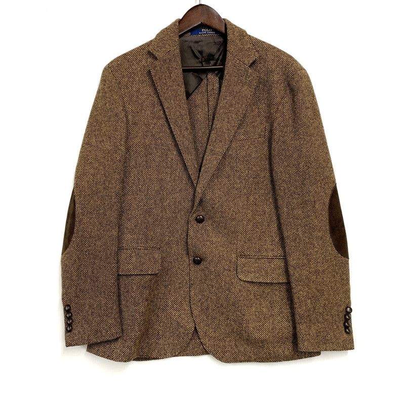 中古品】POLO RALPH LAUREN ポロ・ラルフローレン ELBOW PATCH TWEED