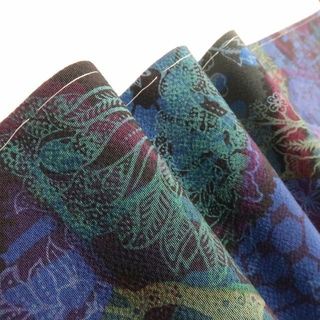 ❁tomihisa❁新品 前田仁仙 落款 更紗 着物“更紗の世界で熱くなれ！仁