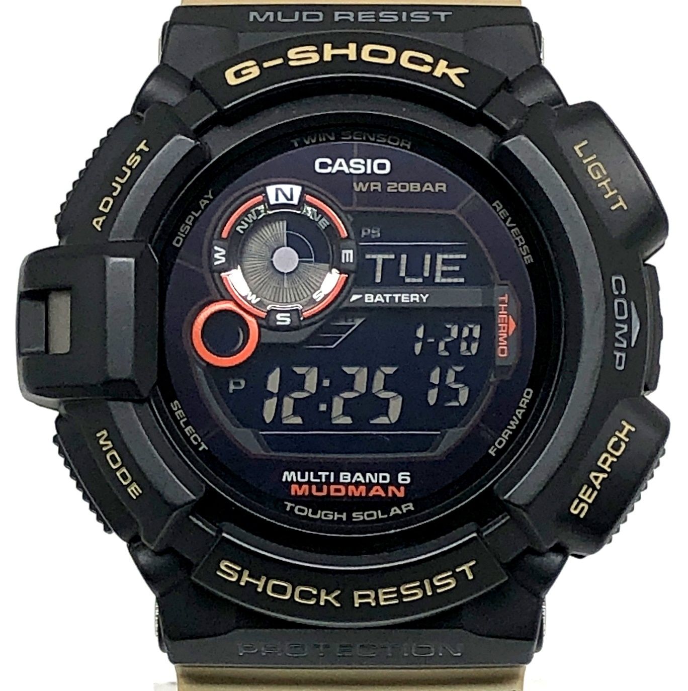 G-SHOCK ジーショック GW-9300DC-1 MUDMAN マスターインデザート 