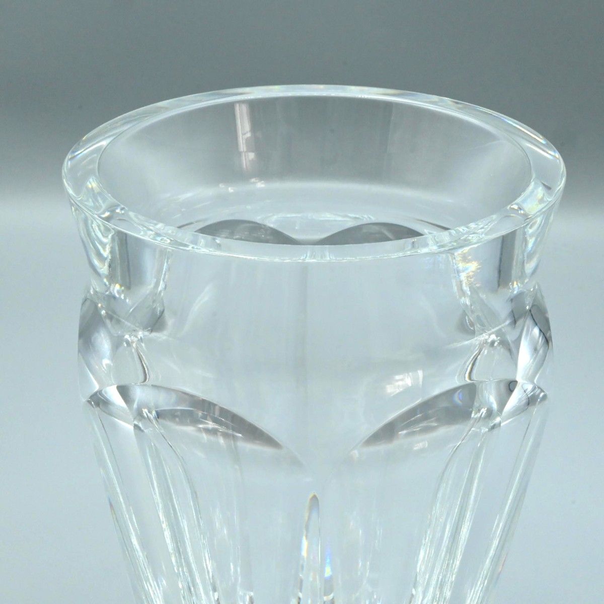 美品 Baccarat バカラ ネリー 花瓶 約17cm フラワーベース クリスタル