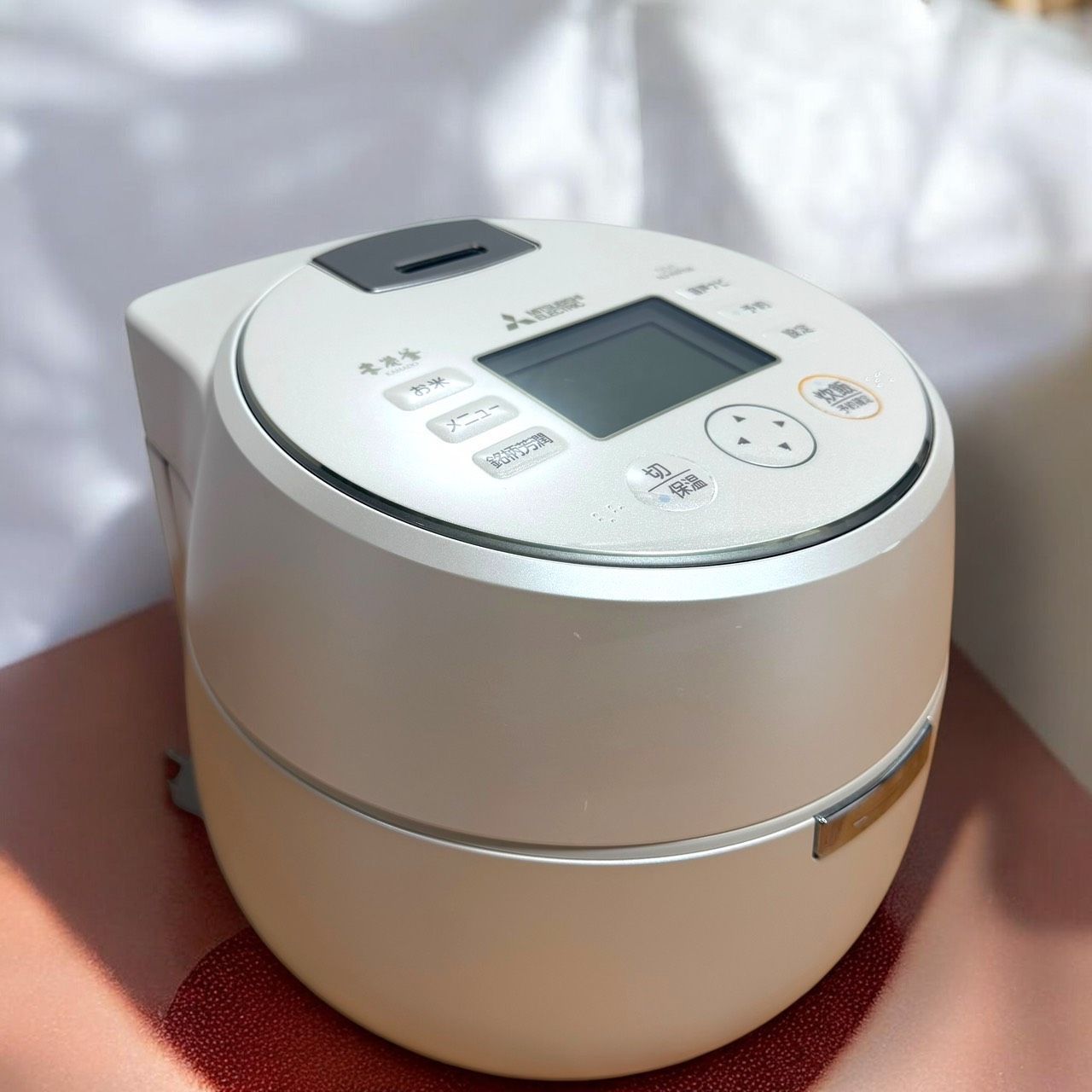 ☆送料無料 美品 MITSUBISHI 三菱電機 NJ-AW108 W ホワイト 白和三盆