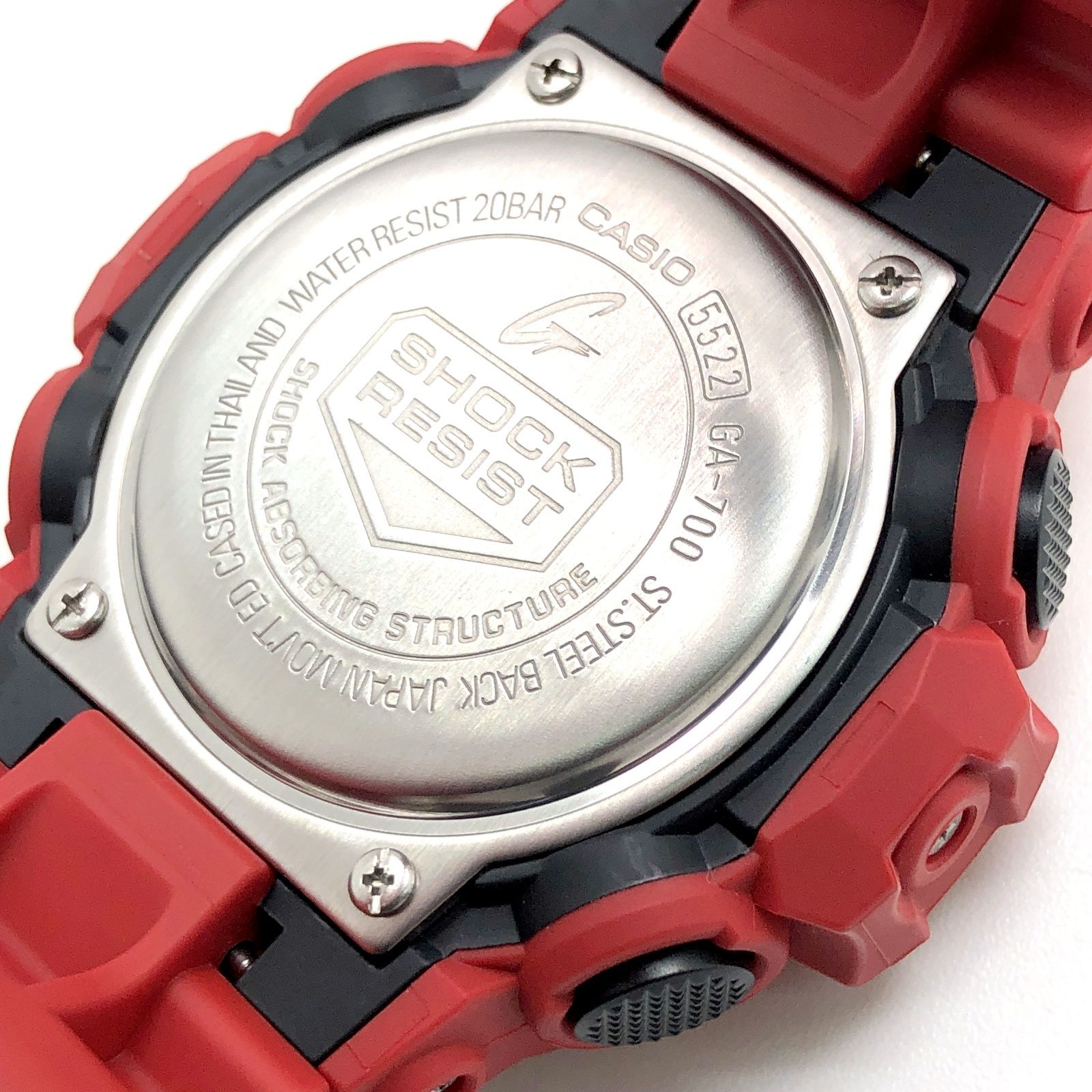 G-SHOCK ジーショック GA-700-4A ビッグケース LEDライト フロント 