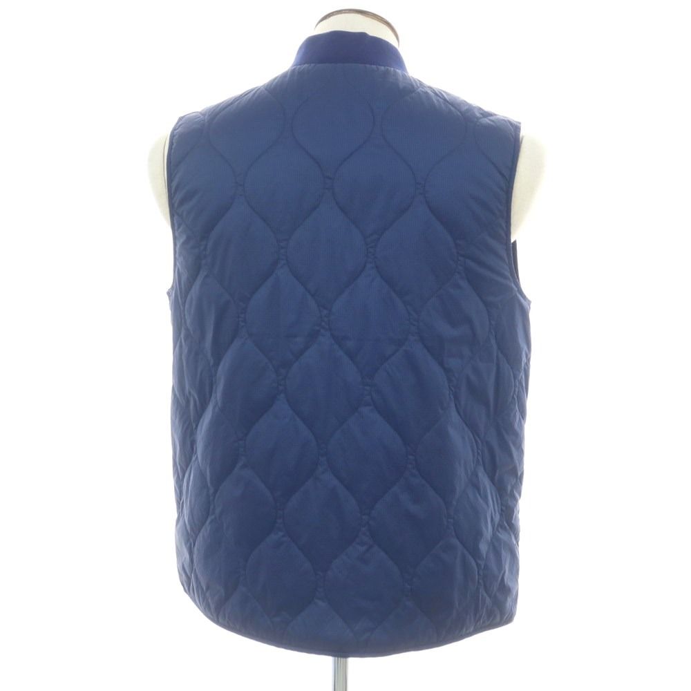 新品】アスペジ ASPESI ナイロン 中綿ベスト ブルー【サイズL】【メンズ】