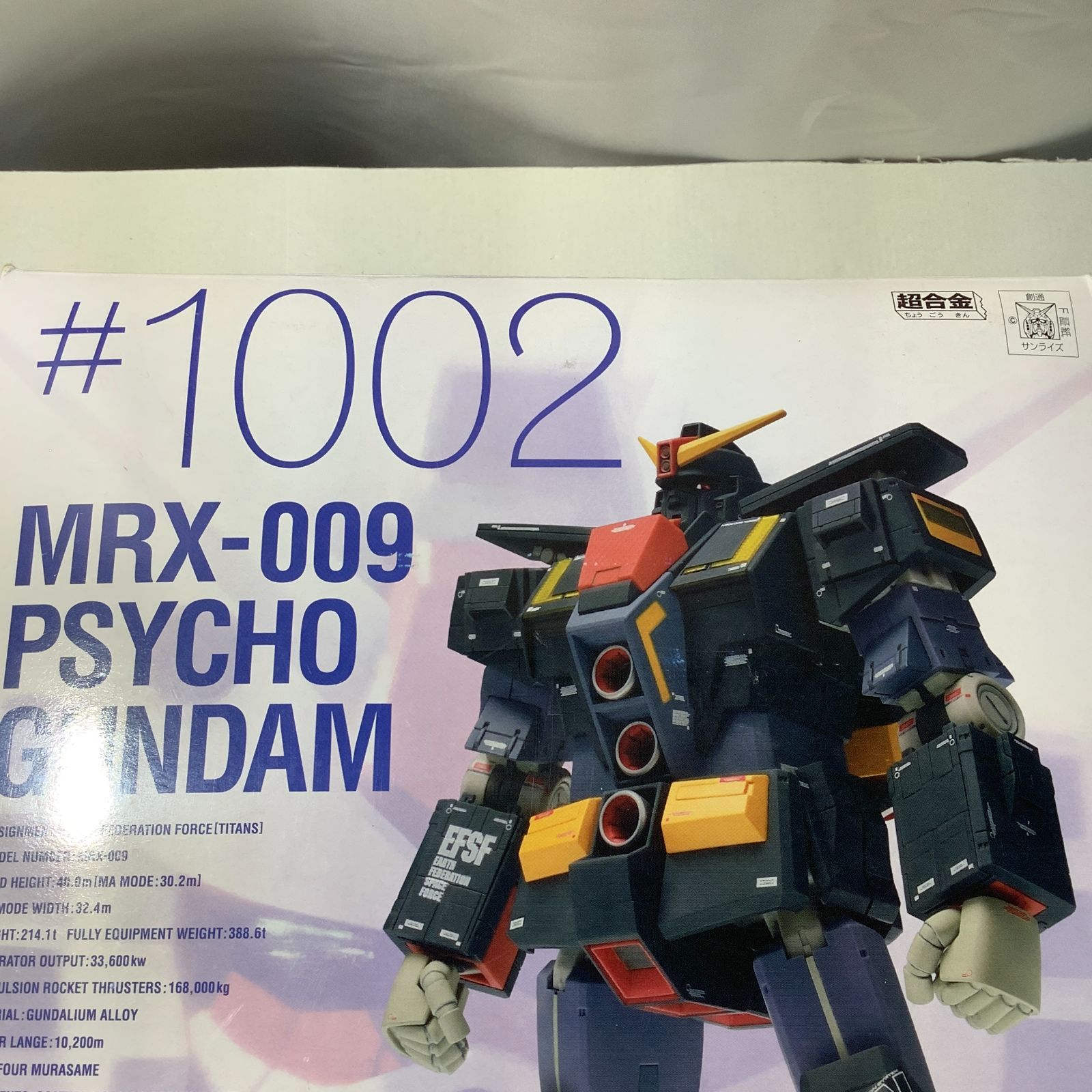 八戸47-3-20260130】中古品 外箱のみ開封済み 超合金 ガンダム