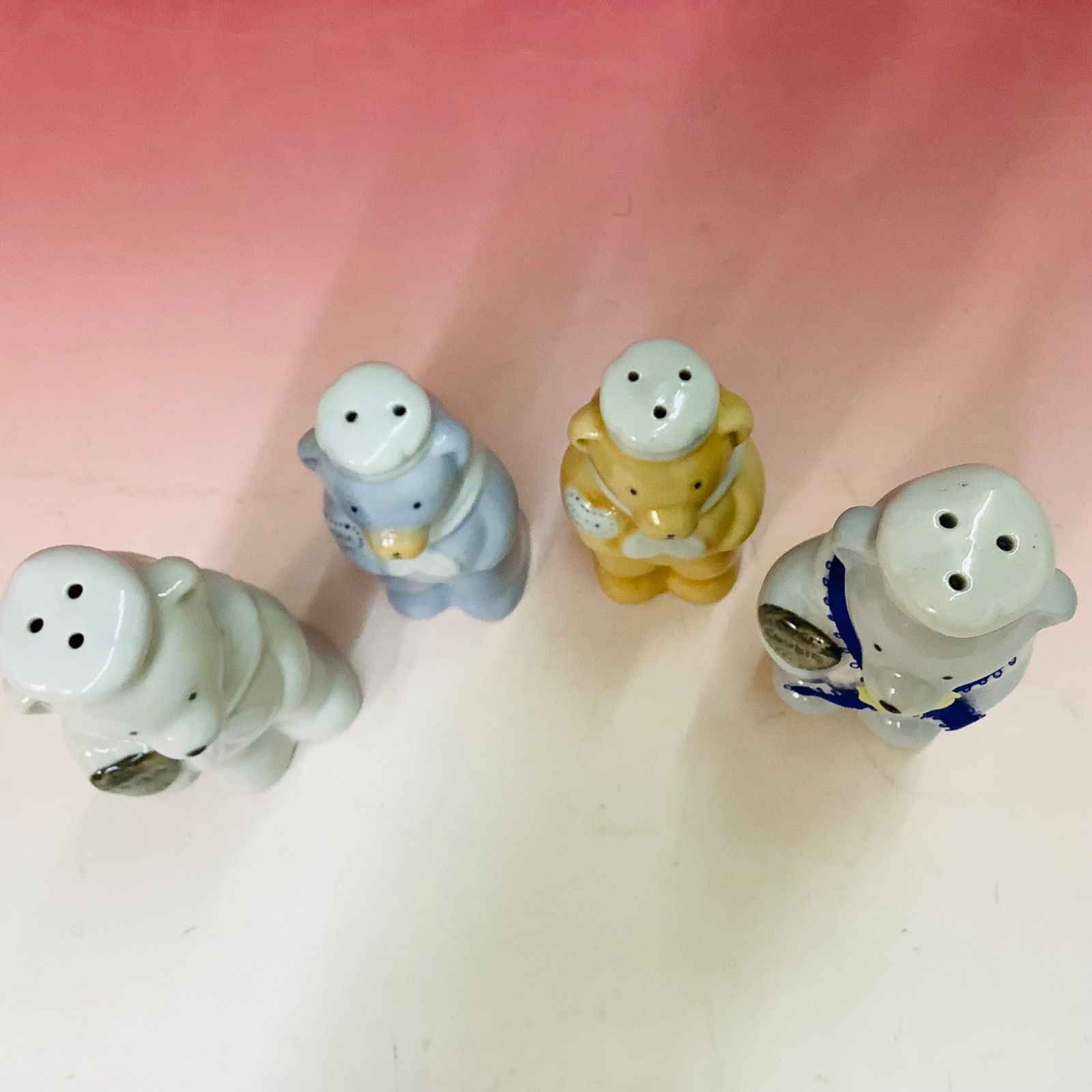 未使用品 陶器 置き物 インテリア 調味料入れ（ソルト&ペッパー