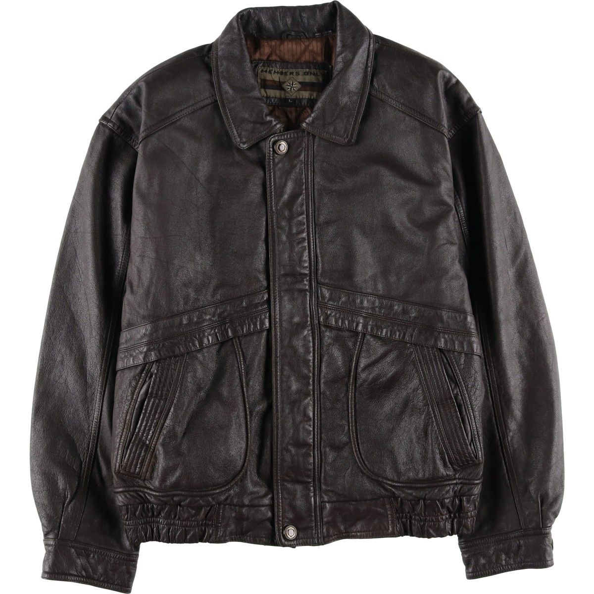 タ*ウ様 80s MEMBERS ONLY レザー ジャケット XXL ビッグサ 80s MEMBERS ONLY レザー ジャケット XXL ビッグサイズ 80s Members