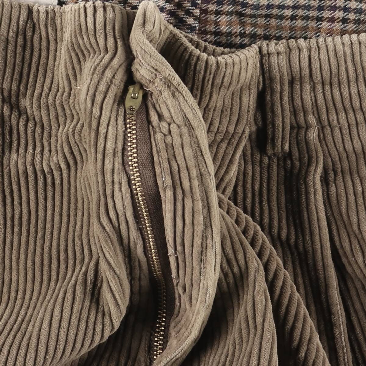 古着 80年代~ AMERICA 太畝 ツータック コーデュロイパンツ カナダ製