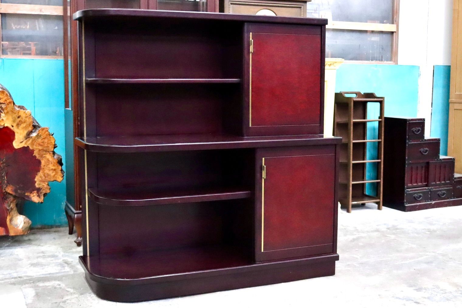 GMIK811B○モリシゲ / MORISHIGE キャビネット 飾り棚 本棚 リビング