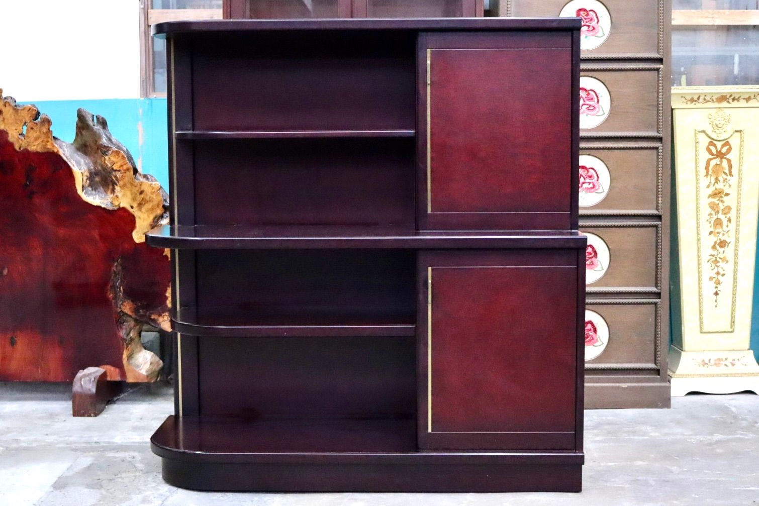 GMIK811B○モリシゲ / MORISHIGE キャビネット 飾り棚 本棚 リビング