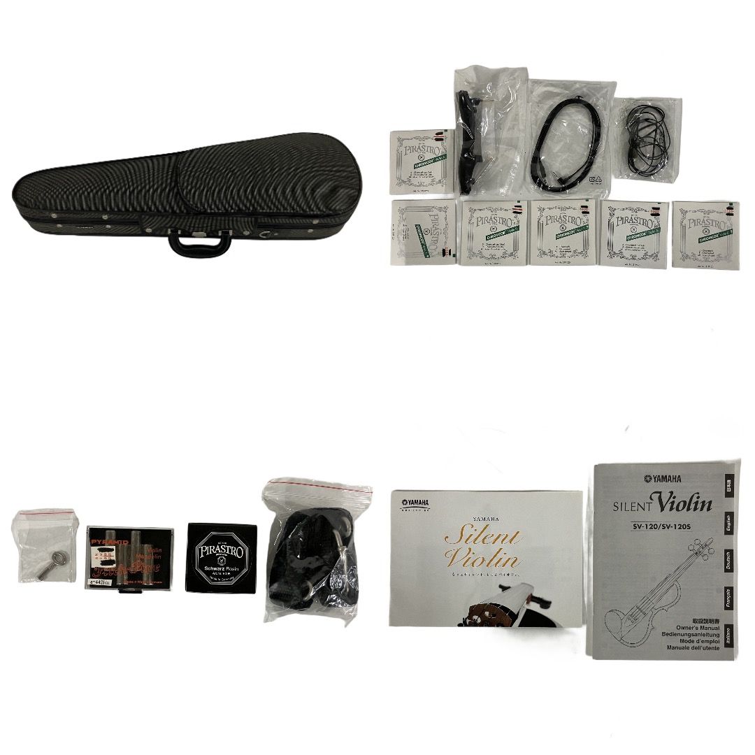 YAMAHA ヤマハ SV-120 サイレント バイオリン ソフトケース付き 弦楽器