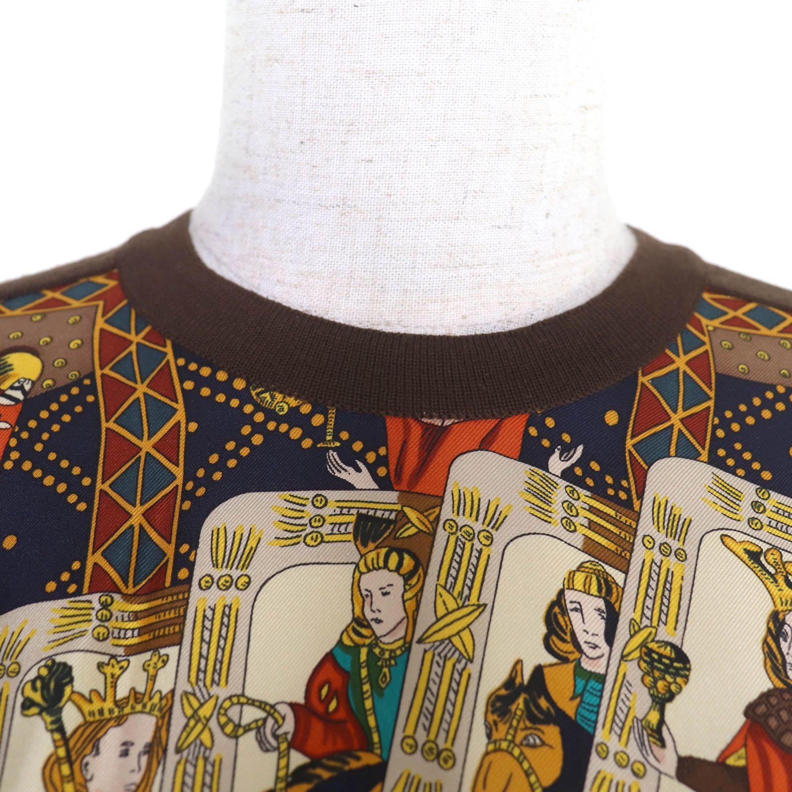 美品◇HERMES エルメス ヴィンテージ ツイルレーヌ LE TAROT タロット