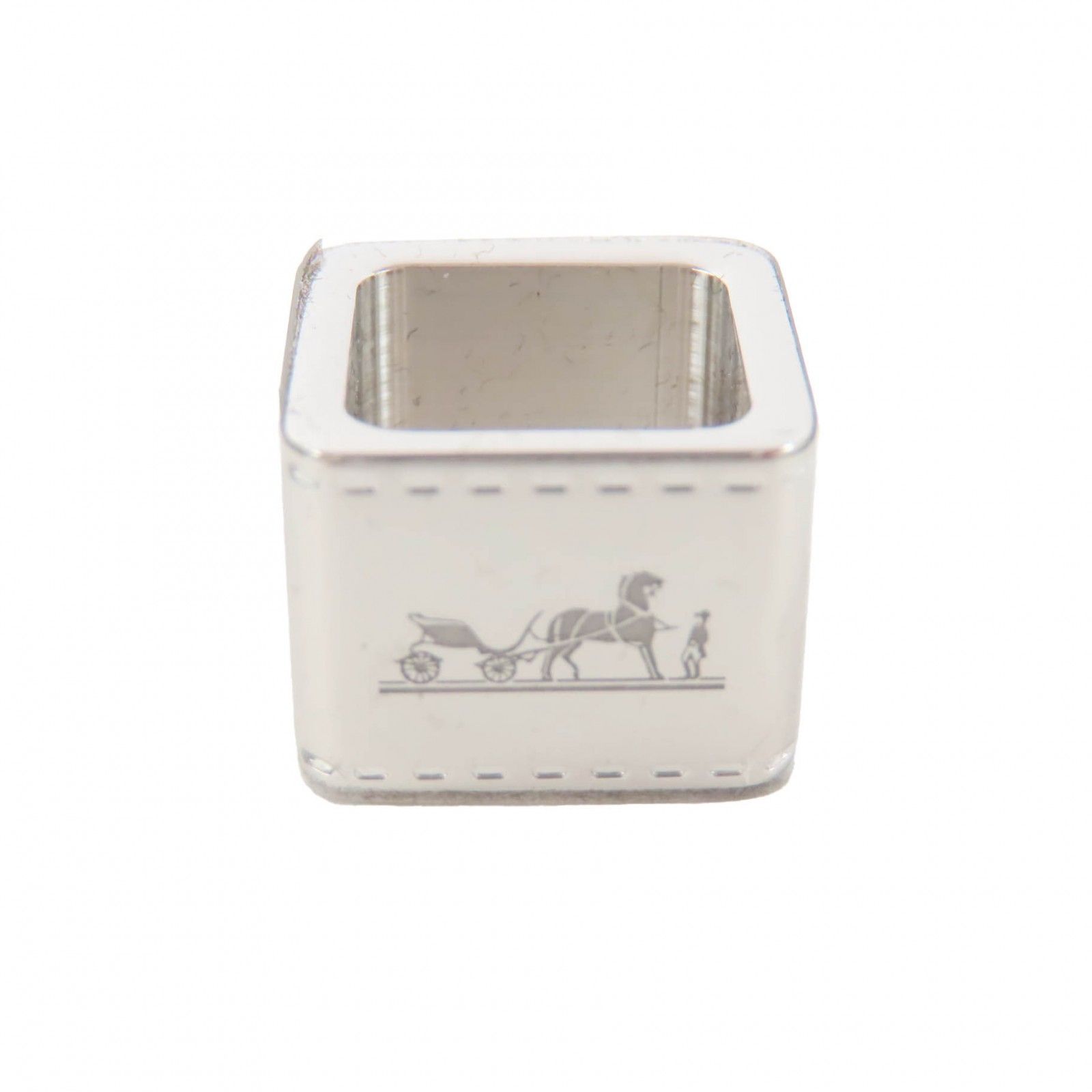 未使用品◇HERMES エルメス BOLDUC ボルデュック メタル スクエア