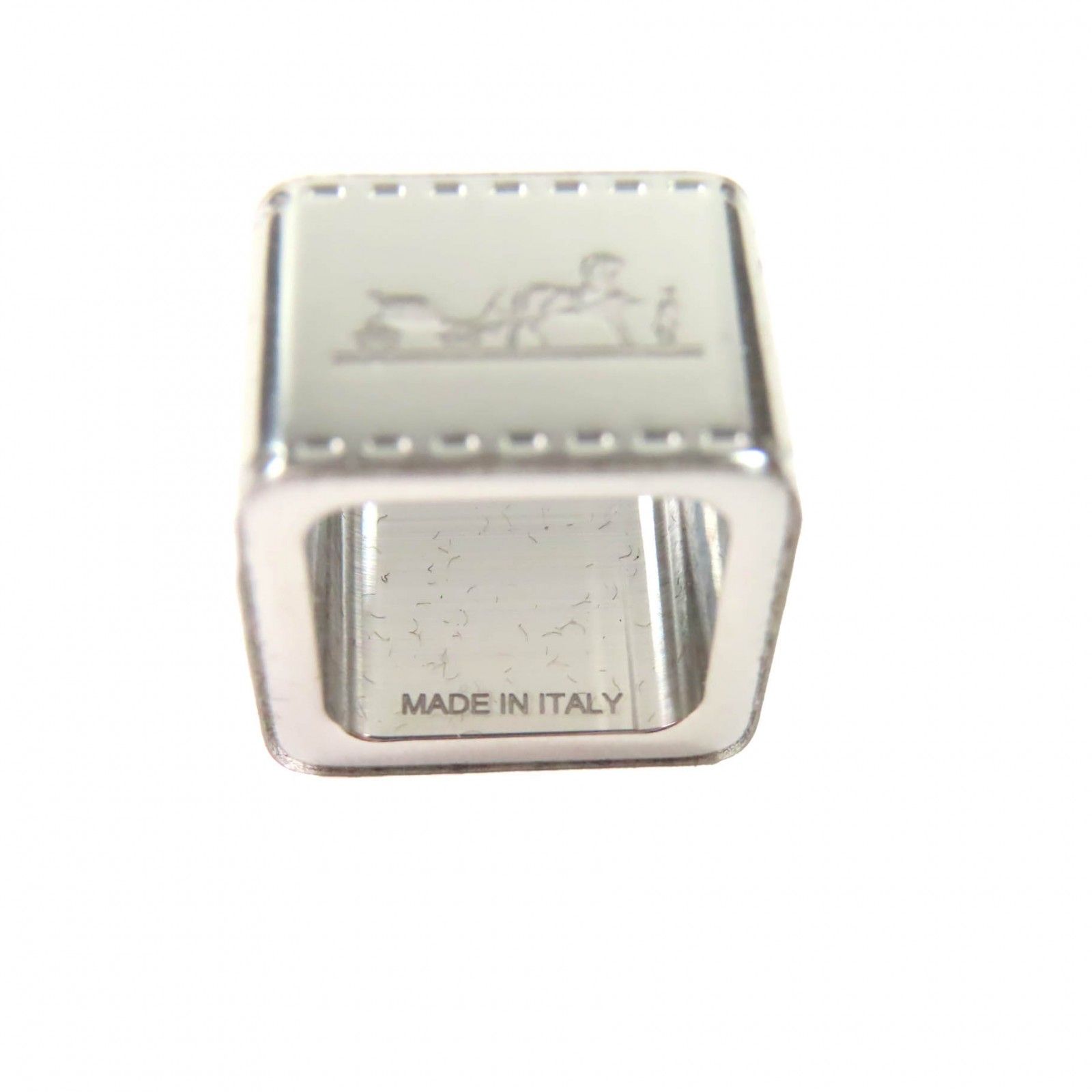 未使用品◇HERMES エルメス BOLDUC ボルデュック メタル スクエア